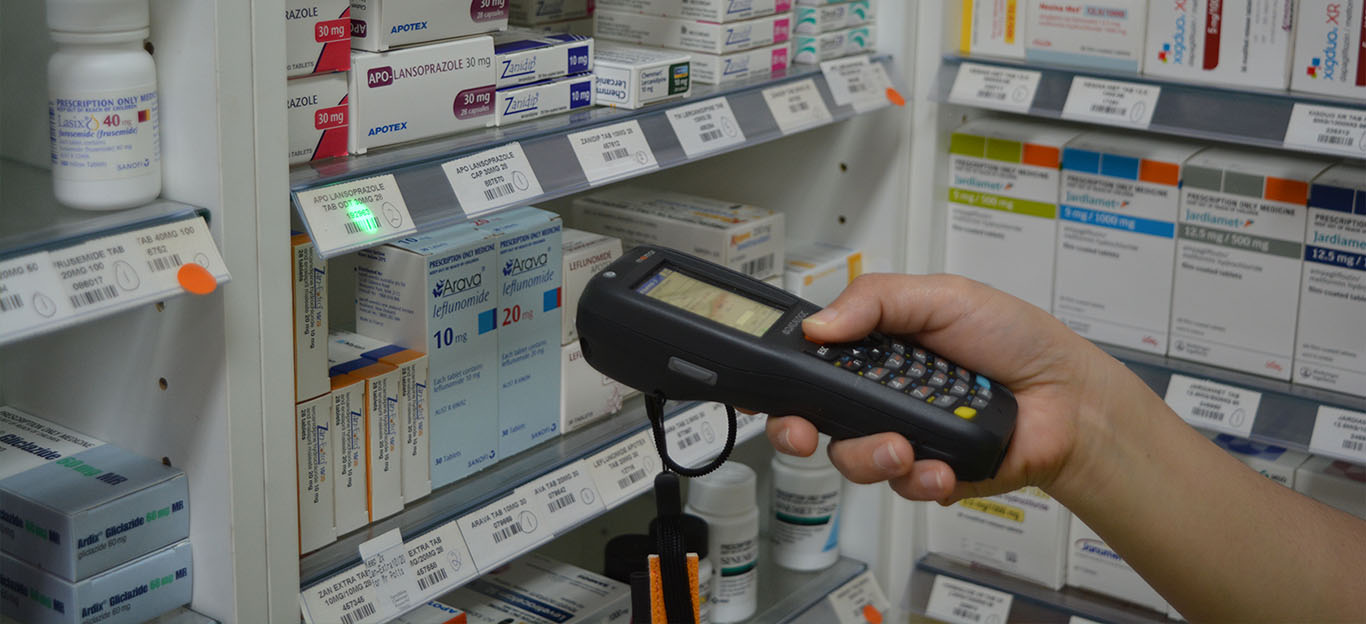 Scanning Pharmacy products